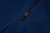 2025-26 TOT Royal blue Half Pull Tracksuit #B25111(半拉链)