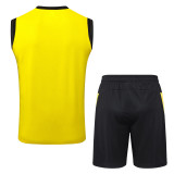 2025-26 Dortmund Yellow Tank top and shorts suit #D25215