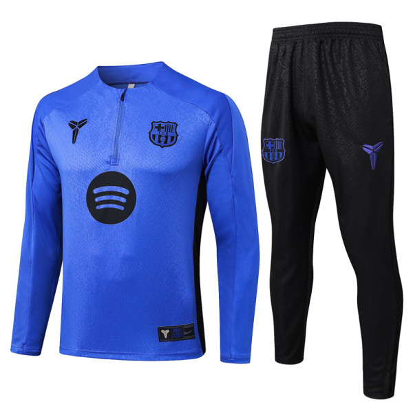 2025-26 BAR Blue Half Pull Tracksuit #B25112(半拉链)