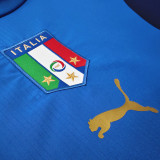 2006 Italy Home Blue Retro Soccer Jersey