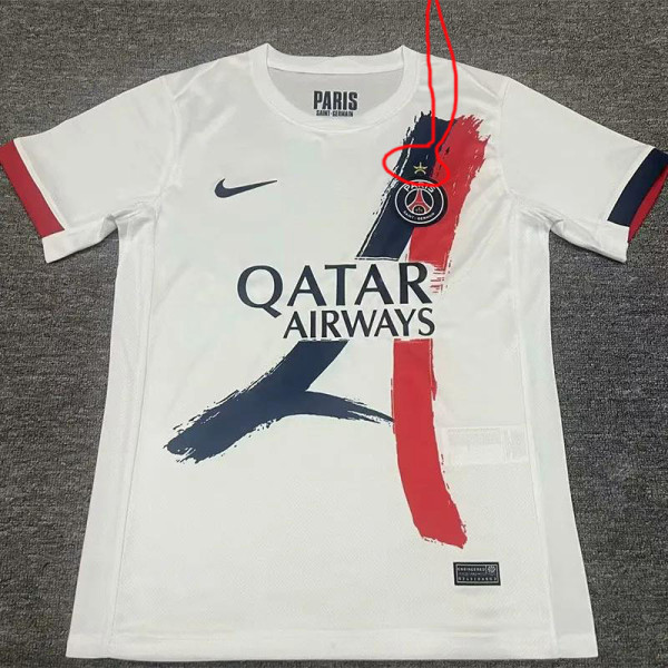 2024-25 PSG Away Have Stars Fans Soccer Jersey (前带1星)