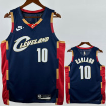 2025-26 Cleveland Cavaliers GARLAND #10 Royal blue Retro Top Quality Hot Pressing NBA Jersey (V领)