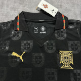 2025-26 Portugal Black Women Soccer Jersey (女)