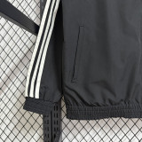 2025-26 Germany Black & Red Double Sided Windbreaker (双面风衣)