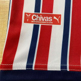 2018 Chivas Guadalajara Club World Cup Home Long Sleeve Retro Soccer Jersey (长袖)