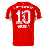 2025-26 Bayern Home Print Special Edition Photo Number Fans Soccer Jersey