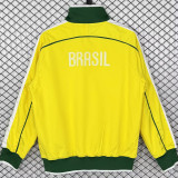 2010-2011 Brazil Yellow Retro Windbreaker