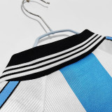 1998 Argentina Home Retro Soccer Jersey