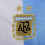 2018 Argentina Home Retro Soccer Jersey