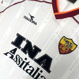 1999-2000 Roma Away Long Sleeve Retro Soccer Jersey (长袖)