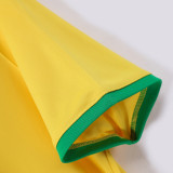 2000 Brazil Home Yellow Retro Soccer Jersey