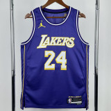 2025-26 Lakers BRYANT #24 Purple Top Quality Hot Pressing NBA Jersey (Trapeze Edition) 飞人版