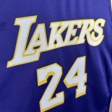 2025-26 Lakers BRYANT #24 Purple Top Quality Hot Pressing NBA Jersey (Trapeze Edition) 飞人版