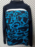 2025-26 Malaga Blue Black Half Pull #Sportswear Top #半拉上衣