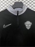 2025-26 Elche CF Black Half Pull Sportswear Top #半拉上衣