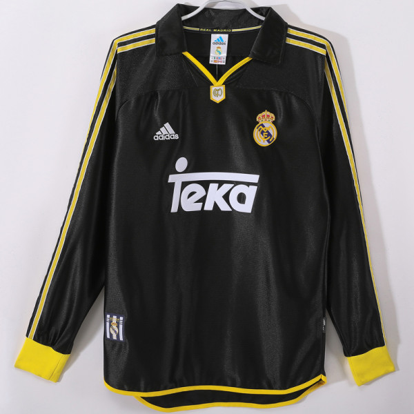 2000-2001 RMA Away Long Sleeve Retro Soccer Jersey (长袖)