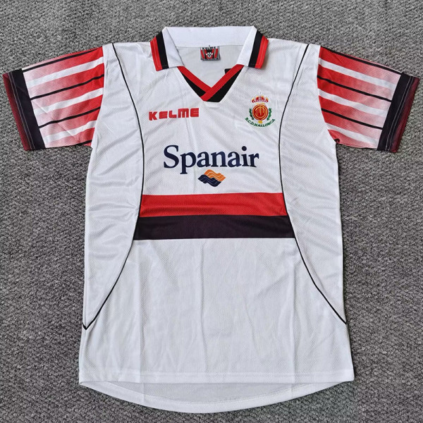 1997-1999 Mallorca White Retro Soccer Jersey
