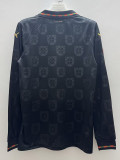 2025-26 Portugal Black Special Edition Long Sleeve Soccer Jersey (长袖)