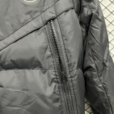 2025-26 CV003 PSG Jordan Black Hooded Cotton Coat #棉衣