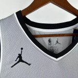 2025-26 SA Spurs SOCHAN #10 Grey Top Quality Hot Pressing NBA Jersey