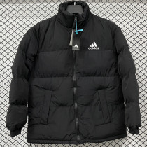 2025-26 X9001 AD Black Hooded Cotton Coat #棉衣