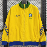 2025-26 Brazil Yellow Windbreaker (双袖BRASIL)