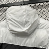 2025-26 CV001 NK White Black Hooded Cotton Coat #棉衣