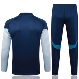 2025-26 ARS Royal blue Kids Half Pull Tracksuit #E25171(童装)(半拉链)