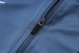 2025-26 PSG Gray Kids Half Pull Tracksuit #E25175(童装)(半拉链)
