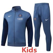 2025-26 PSG Gray Kids Jacket Tracksuit #E25180(童装)