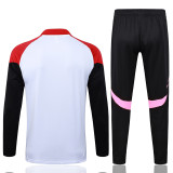 2025-26 ARS White Kids Half Pull Tracksuit #E25186(童装)(半拉链)