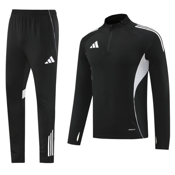 2025 AD Black Half Pull Tracksuit #AB09 (半拉链)