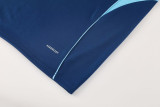 2025 AD Lake blue Half Pull Tracksuit #AB09 (半拉链)