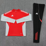 2025 AD Red Half Pull Tracksuit #AB09 (半拉链)