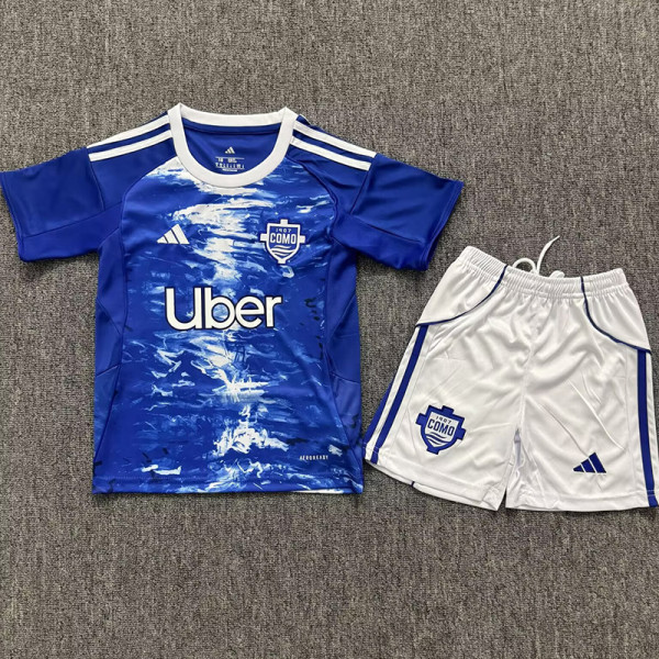 2025-26 Como Home Kids Soccer Jersey