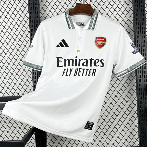 2025-26 ARS White Polo Short Sleeve
