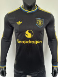 2025-26 Man Utd Third Long Sleeve Player Version Soccer Jersey (长袖球员)