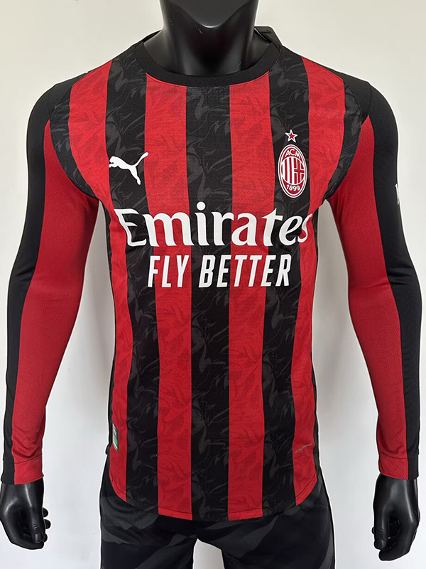 2025-26  ACM Home Long Sleeve Player Version Soccer Jersey (长袖球员)