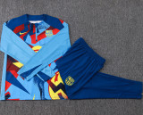 2025-26 BAR Light blue Half Pull Tracksuit #B25135(半拉链)