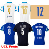2025-26 Marseille Earthy Yellow Kids Soccer Jersey