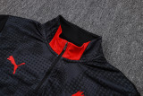 2025-26 ACM Black Half Pull Tracksuit #B25128(半拉链)