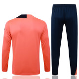 2025-26 BAR Orange Half Pull Tracksuit #B25136(半拉链)