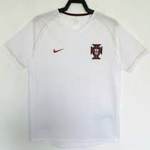 2006 Portugal White Retro Soccer Jersey