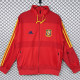 2010 Spain Red Retro Windbreaker
