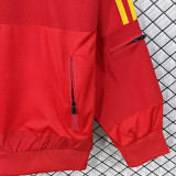 2010 Spain Red Retro Windbreaker