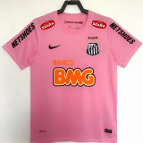 2012-2013 Santos FC Pink Retro Soccer Jersey
