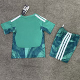 2026-27 Germany Green Goalkeeper Kids Soccer Jersey