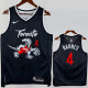 2025-26 Raptors BARNES #4 Black City Edition Top Quality Hot Pressing NBA Jersey
