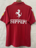 2025-26 F1 Ferrari Red Casual Polo Racing Suit (有领)