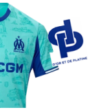 2025-26 Marseille Lake blue Goalkeeper 1:1 Fans Soccer Jersey